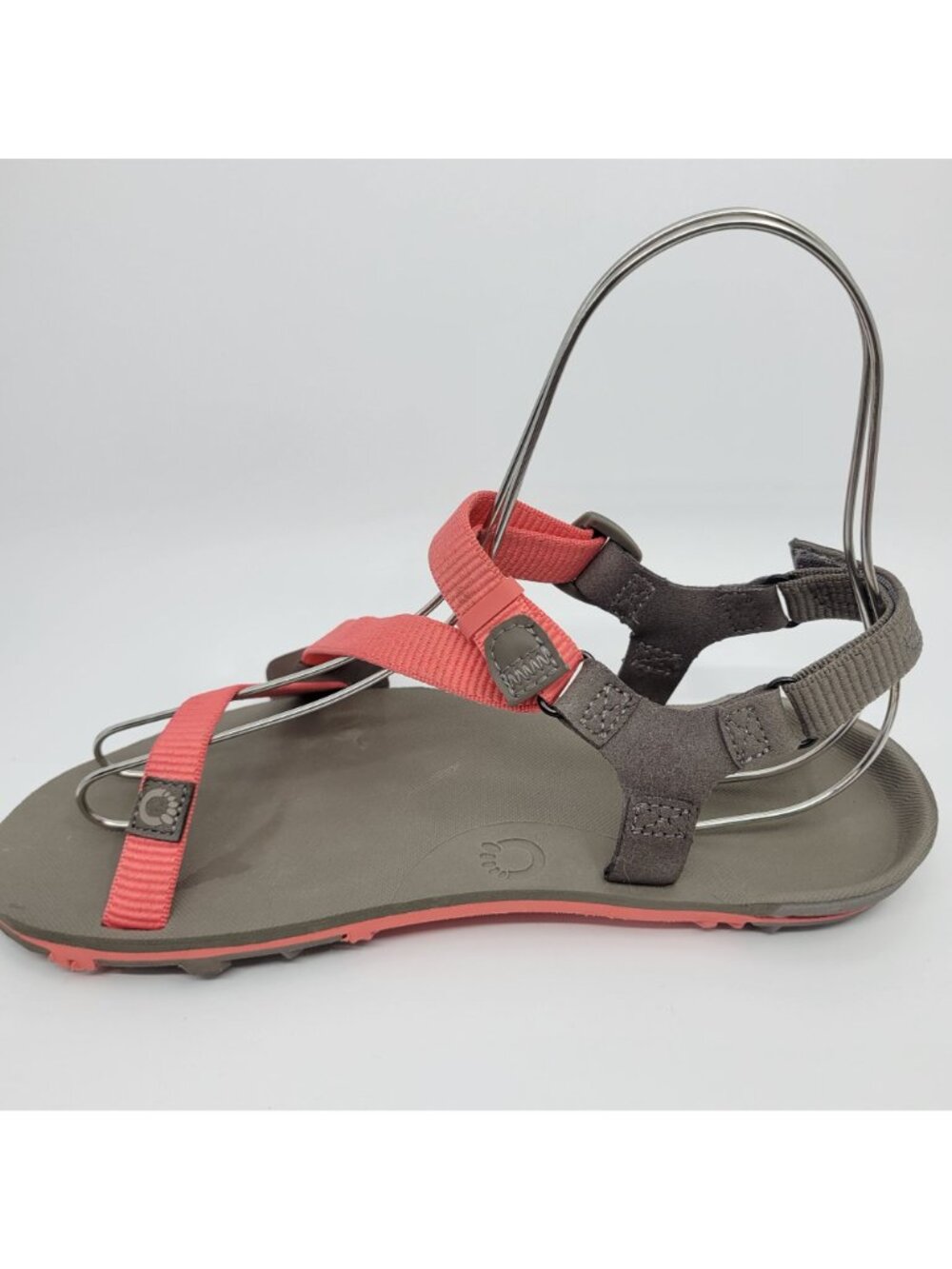 Xero Shoes Z-Trail EV Sandals Women's Size 8 Barefoot Strappy Coral Pink & Taupe - Picture 3 of 9